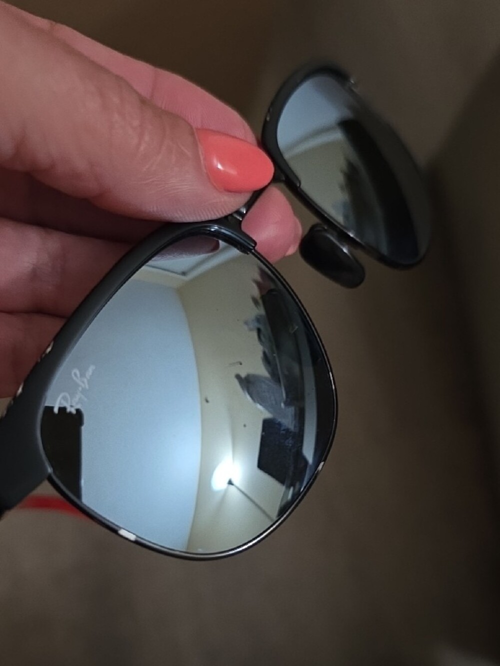 Ray-Ban Scuderia Ferrari Sunglasses Red Temples with Black Hinges - Picture 7 of 8